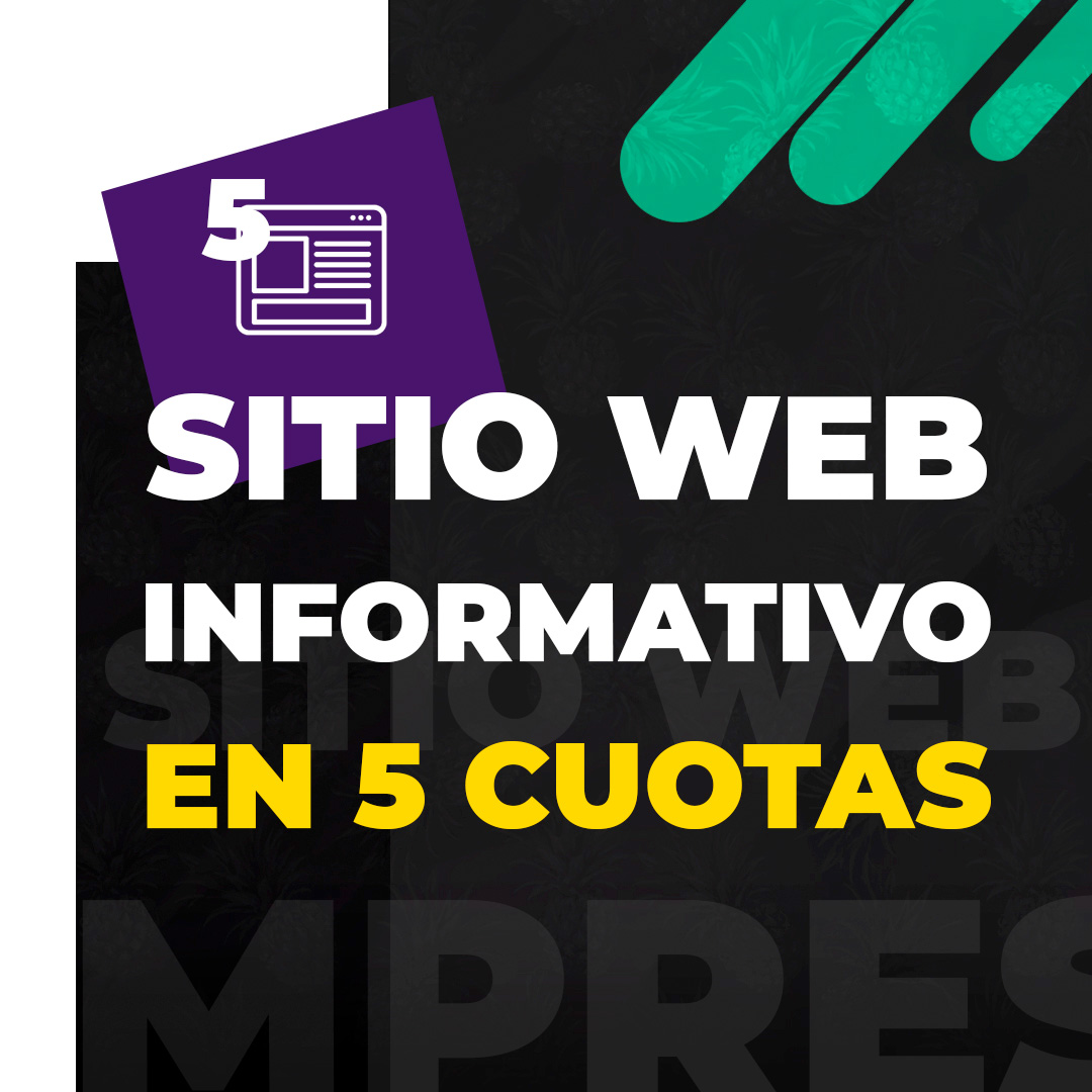 Mi sitio web en 5 cuotas