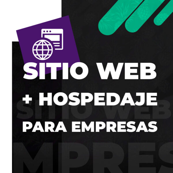 Sitio Web + Hospedaje Web para Empresas